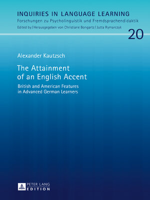 cover image of The Attainment of an English Accent